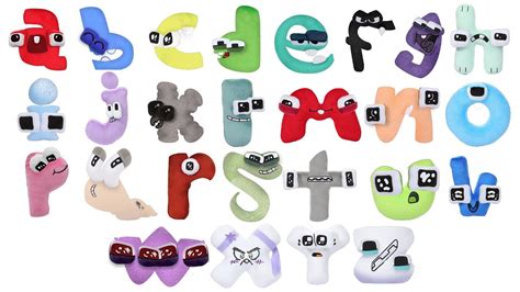 26 Pcs/Set Alphabet Lore Plush Toys, 58% OFF