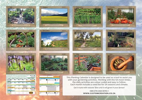 Planting Calendar | Customcreation