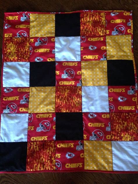 Kansas City Chiefs Quilt Baby Blanket Throw NFL Football | Etsy ...