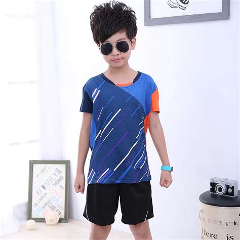 Children Tennis clothes boy tracksuit,Sports children table tennis ...