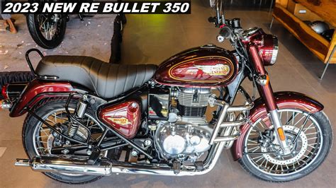 New Launch😍2023 Royal Enfield Bullet 350 Maroon Color Standard OBD-2 ...