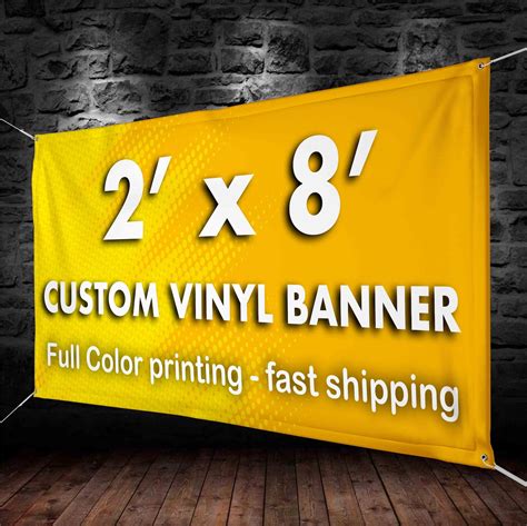 Custom Vinyl Banner Vinyl Banner Printing Full Color Vinyl - Etsy UK