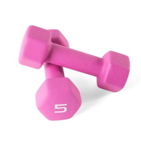 CAP Barbell Neoprene Coated Dumbbells (Pair), 10 lb/Small, Dumbbells ...