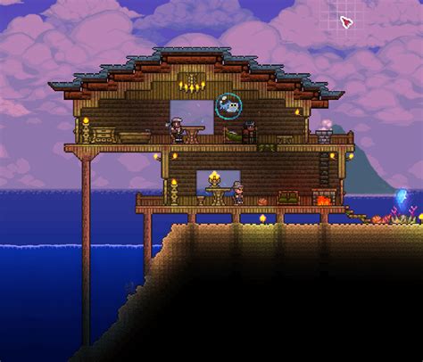 The first beach house i've ever made! What do you think/ how can i improve it :) : r/Terraria