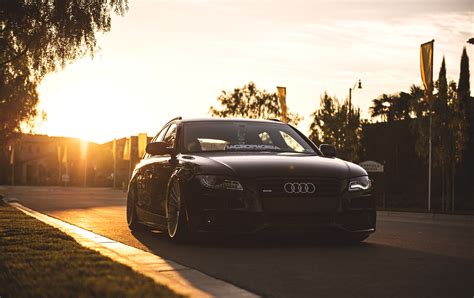 Audi A4 Wallpaper Black