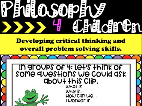 Philosophy for Children | Teaching Resources