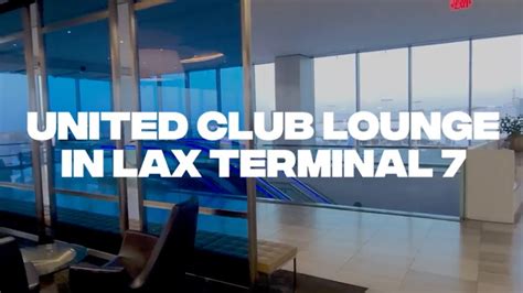 United Club Lounge in LAX Terminal 7 (Airport Lounge Walk-through in ...