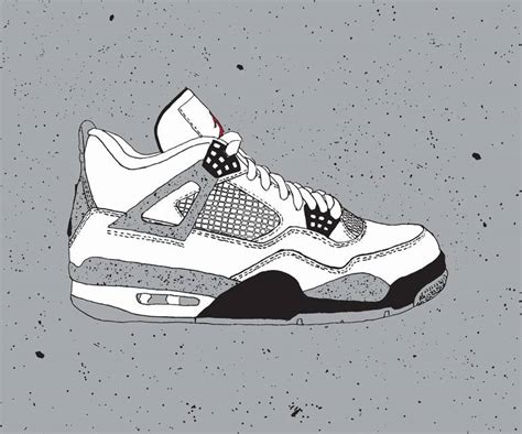 Jordan Retro Sneaker Hypebeast Contour Line Art Minimalism Wall Decor Art Print ...