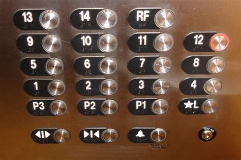 Elevator buttons 1, photo file, #1223870 - FreeImages.com