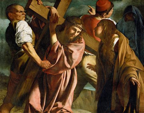 Christ Carrying The Cross Painting by Orazio Gentileschi