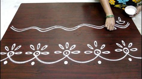 freehand border designs for diwali- free hand rangoli borders in 2022 | Rangoli borders, Free ...