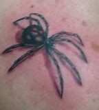 Black Widow Spider Tattoo