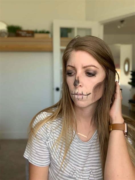 An Easy Skeleton Makeup Tutorial With Real Makeup (VIDEO) - I Spy Fabulous