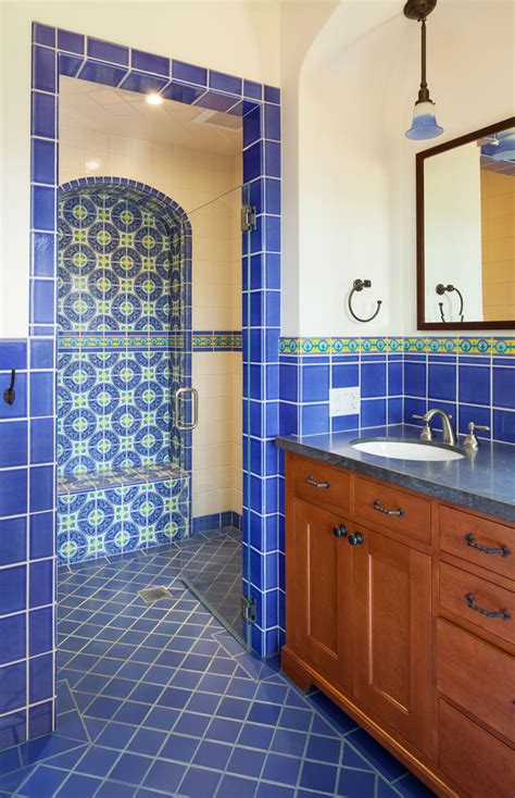 Spanish Colonial Revival Bathroom | Fireclay Tile