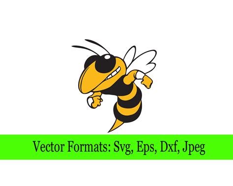 Georgia Tech Yellow Jackets SVG File – Vector Design in, Svg, Eps, Dxf, and Jpeg Format for ...