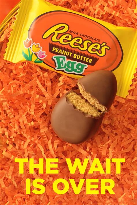 REESE’S Peanut Butter Eggs are here! The perfect combination of peanut butter and chocolate, in ...