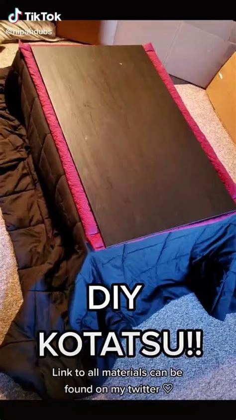 Diy kotatsu tutorial from ikea coffee table – Artofit