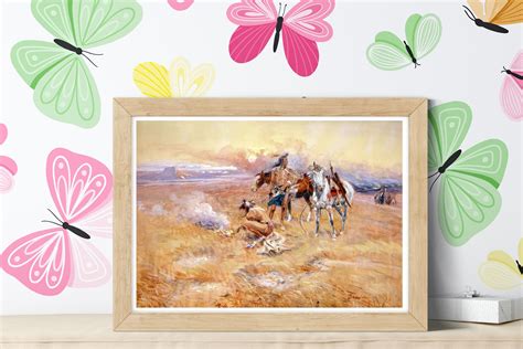 Blackfeet Native Americans Indian Art Vintage Wild West Downloadable ...