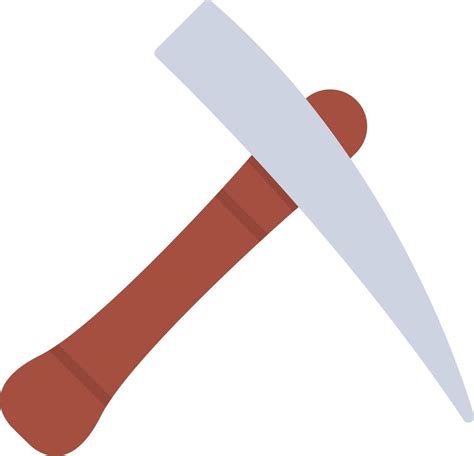 Pickaxe Flat Icon 9423816 Vector Art at Vecteezy