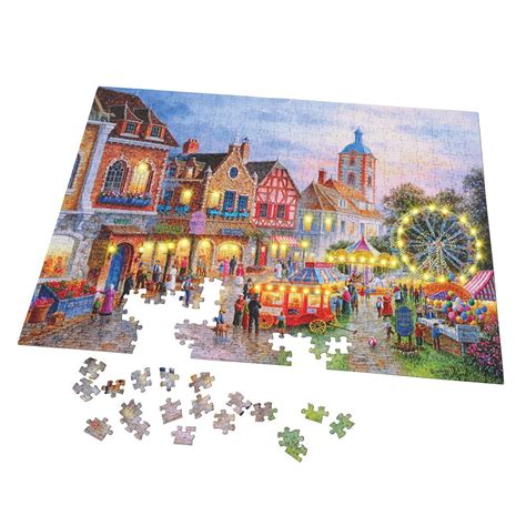 The 500 Piece Illuminated Jigsaw Puzzle - Hammacher Schlemmer | Jigsaw ...