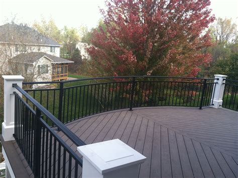 Custom Curved Decking & Railing Composite Decking, Curved Decking, Deck ...