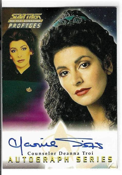 Amazon.com: Marina Sirtis 2000 Paramount Star Trek TNG Profiles ...