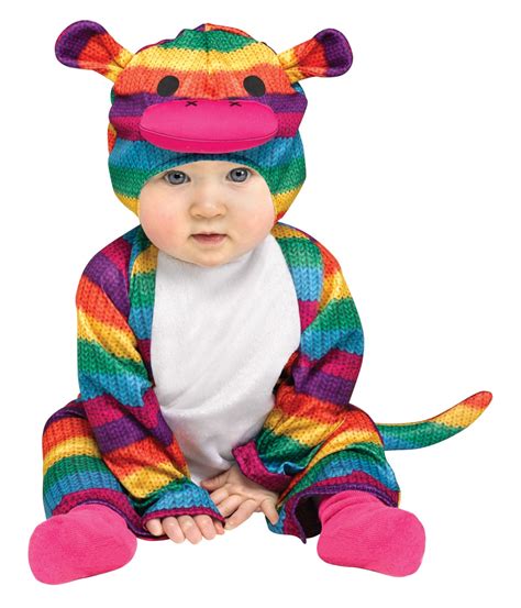 Rainbow Sock Monkey Baby Boys Costume - Animal Costumes