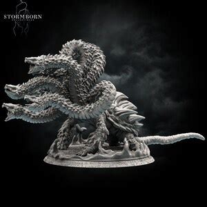 Snapping Turtle Hydra Dnd Miniature Pathfinder Miniature Stormborn ...