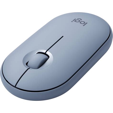 Logitech Pebble M350 Wireless Mouse (Blue Gray) 910-005773 B&H