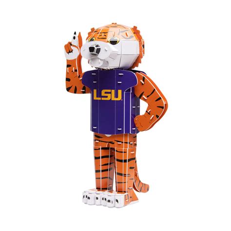 LSU Tigers NCAA 3D Model PZLZ Mascot - Mike the Tiger