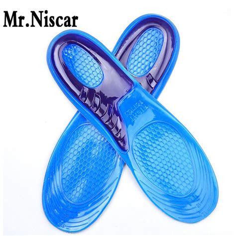 Mr.Niscar Shock Absorbant Footbed SEBS Athletic Sport Insoles High Quality Soft Shoe Pads Thick ...