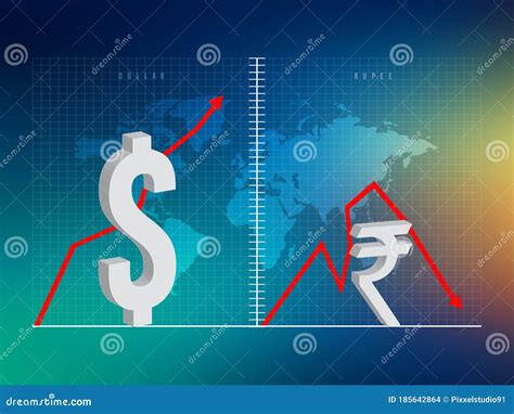 Dollar Vs Rupee Concept, Dollar Gains Over Indian Rupee Indian Rupee ...