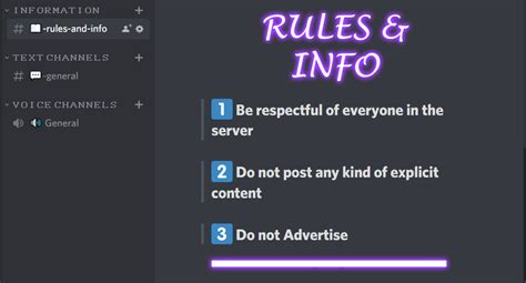 Discord Rules Template Aesthetic