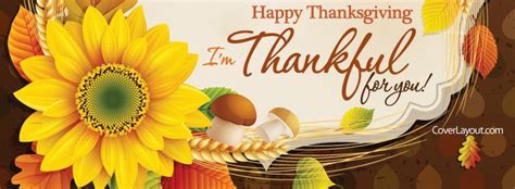 Happy Thanksgiving! | Thanksgiving facebook covers, Best facebook cover ...