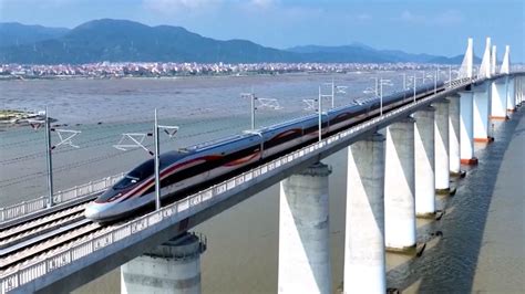 See China’s first high-speed overwater bullet train line | CNN