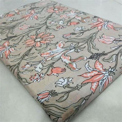 Floral Printed Cotton Fabric at Rs 67/meter | Printed Cotton Fabric in ...