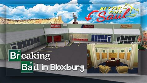 BREAKING BAD: SAUL GOODMAN'S OFFICE | Bloxburg - YouTube