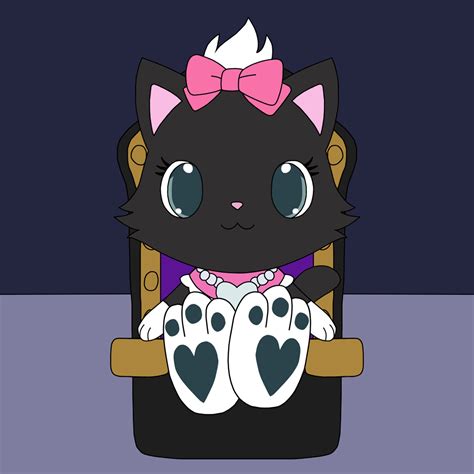 #219747 - safe, artist:pawscat1, diana (jewelpet), cat, feline, mammal, semi-anthro, jewelpet ...