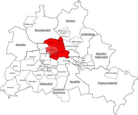 Berlin Mitte Map - The Red Relocators