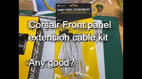 Corsair premium front panel extension kit cables: Installation and are ...