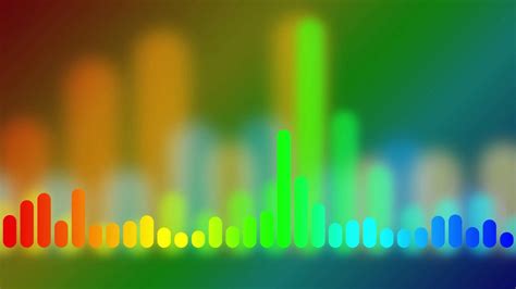 Rainbow Music Equalizer - HD animated background #106 - YouTube