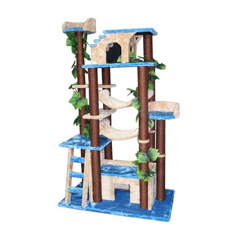 kitty mansions Amazon 78-in Faux Fur Cat Tree in the Cat Trees & Scratchers department at Lowes.com