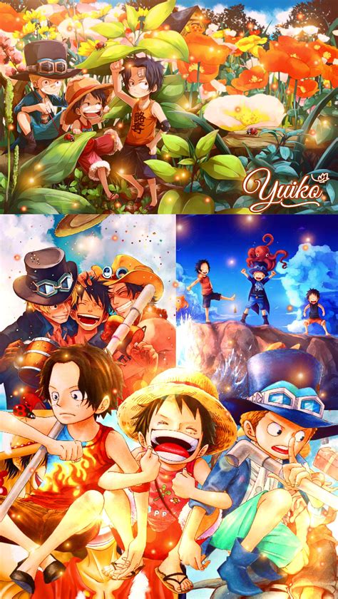 Kid Luffy Ace Sabo Wallpapers - Top Free Kid Luffy Ace Sabo Backgrounds - WallpaperAccess