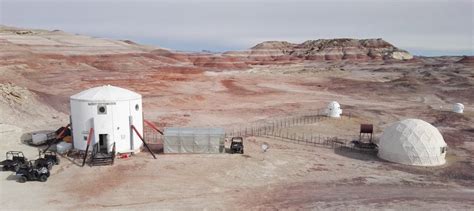 The Mars Desert Research Station (MDRS) in the Utah desert, U.S, is a ...