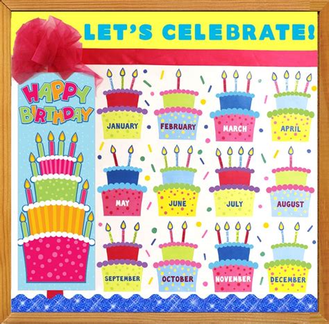 Make a Birthday Bulletin Board to celebrate all of your students' special days | Birthday ...