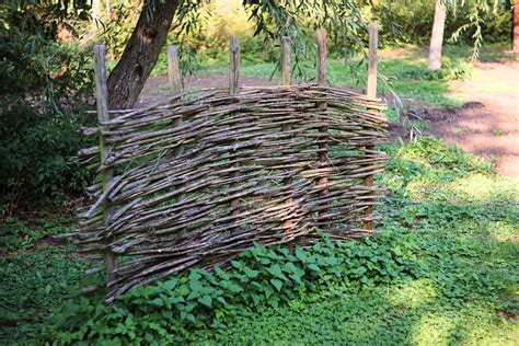 How To Make a Wattle Fence With Branches