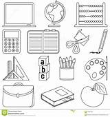 Collection Of School Supplies Coloring Pages  Free Printable sketch template