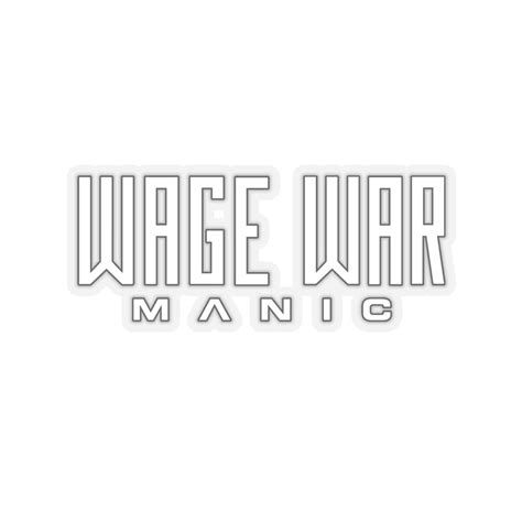 Wage War Logo Sticker Metalcore Band Merch Manic Album - Etsy