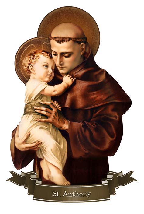 Saint Anthony of Padua Decal | Saint anthony of padua, Saint antony ...