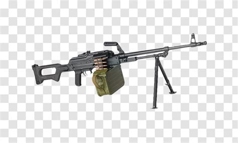 PK Machine Gun General-purpose RPK Weapon - Flower Transparent PNG